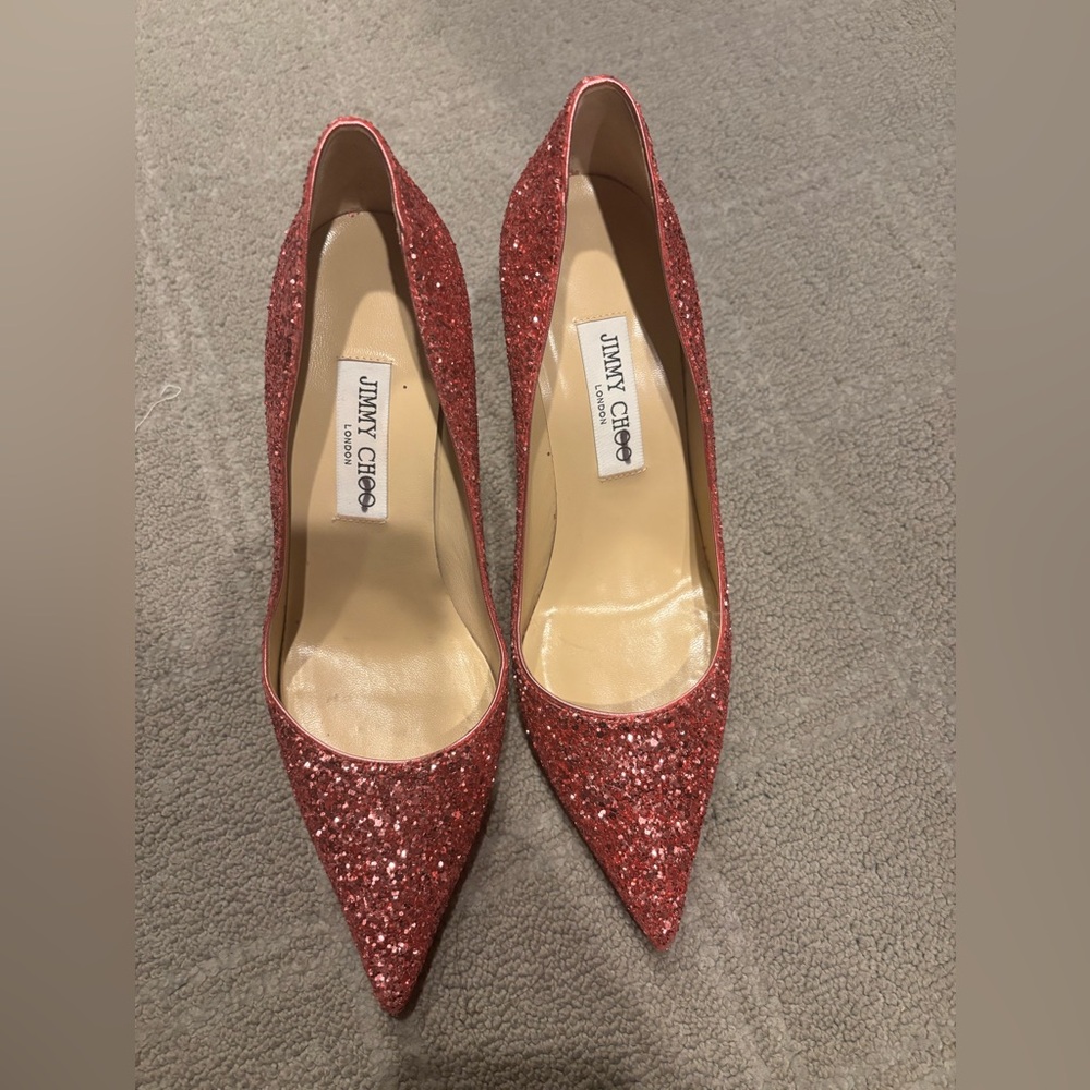 Jimmy Choo pink Stiletto Heels